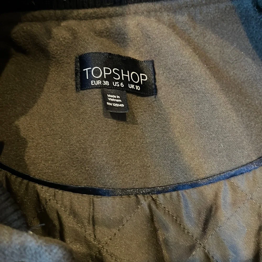 Top Shop Olive Green Coat